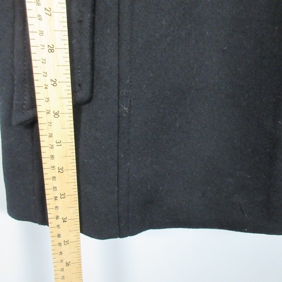 Aritzia BABATON The Connor Coat Black Wool Wrap Belted luxury Womens XXS - Picture 5 of 15
